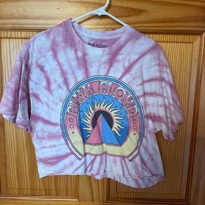 Pink Floyd Tie-Dye Crop Top